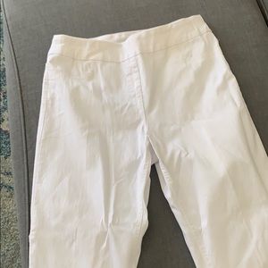 Soft Surroundings Stretch white pants